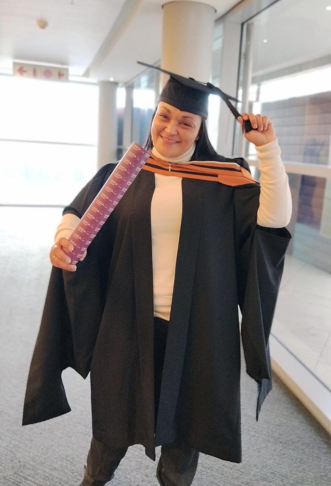 Elanie Basson graduation celebration